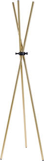 Kapstok 'Darwin', 174cm, kleur Goud