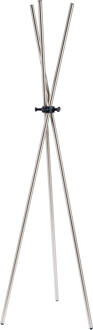 Kapstok 'Darwin', 174cm, kleur Zilver