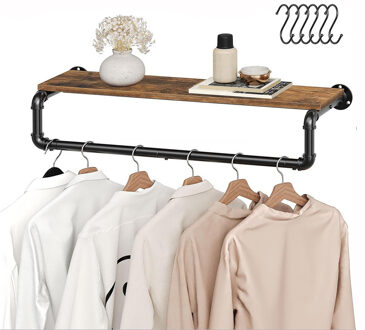 Kapstok Dylan B 80 cm bruin zwart