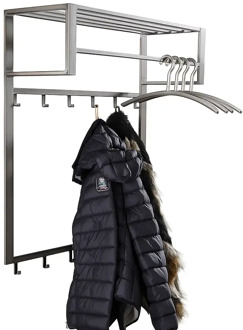 Kapstok Industrial hoog B 80 cm H 89 cm grijs