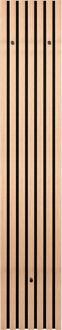 Kapstok - Trion Geve - Wandgarderobe - 25x160cm - Eiken - MDF