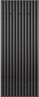 Kapstok - Trion Geve - Wandgarderobe - 50x125cm - Antraciet - MDF