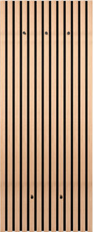 Kapstok - Trion Geve - Wandgarderobe - 50x125cm - Eiken - MDF