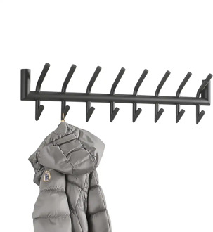 Kapstok Tubo B 78 cm H 19 cm zwart