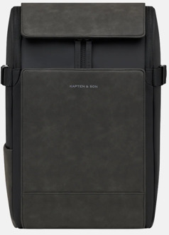 Kapten & Son Bali laptoprugzak M all black Zwart - No Size
