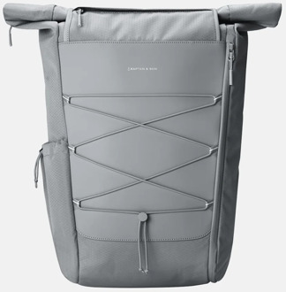 Kapten & Son Banff rugzak 16 inch stone grey Grijs