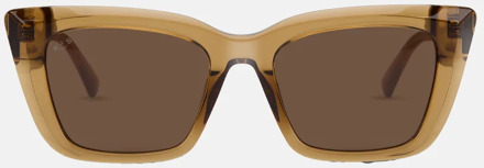 Kapten & Son Cassis zonnebril transparant caramel brown Bruin