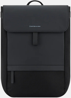 Kapten & Son Fyn Pro rugzak 15 inch all black Zwart