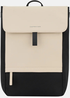 Kapten & Son Fyn Pro rugzak 15 inch cream black Zwart multi - No Size