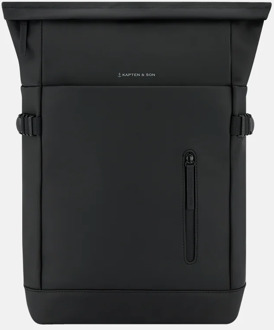Kapten & Son Helsinki 2.0 rugzak 15 inch all black Zwart - No Size