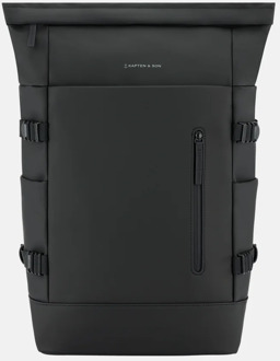 Kapten & Son Helsinki pro rugzak 15 inch all black Zwart
