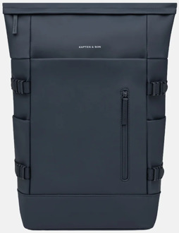 Kapten & Son Helsinki PRO rugzak 15 inch navy blue Blauw - No Size