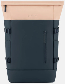 Kapten & Son Helsinki pro rugzak 15 inch navy blush Blauw - No Size