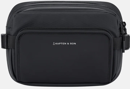 Kapten & Son Lisbon crossbody tas all black Zwart - No Size