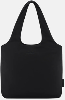 Kapten & Son Skara Cloud shopper 14 inch all black Zwart