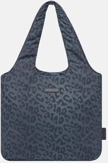 Kapten & Son Skara Cloud shopper 14 inch dark grey leo Grijs