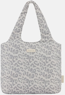 Kapten & Son Skara Cloud shopper 14 inch leopard sandstone Beige