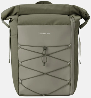 Kapten & Son Yoho rugzak 16 inch forest green Groen - No Size