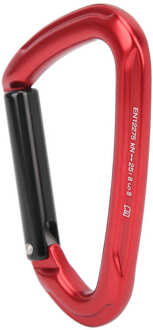 Karabijnhaak Clip D‑ring Haak Vergrendeling Karabijnhaak Clip D‑ring Haak Veiligheid Lager Gesp Voor Klimmen Wandelen Speleologie Karabijnhaak