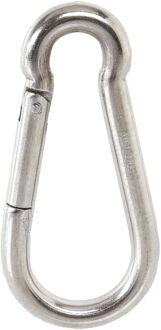 Karabijnhaak - Rvs 316 - Open Oog - 10x100mm