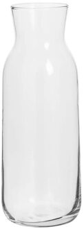 Karaf - 0,7 liter - glas - smalle hals - decanteer - 8 x 20 cm