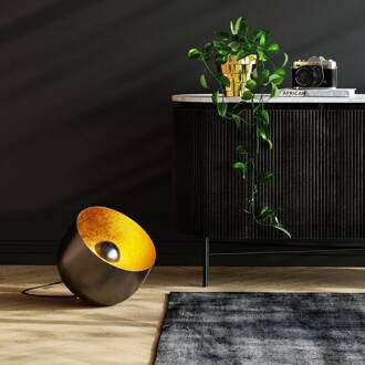 Kare Apollon vloerlamp, zwart, Ø 35 cm