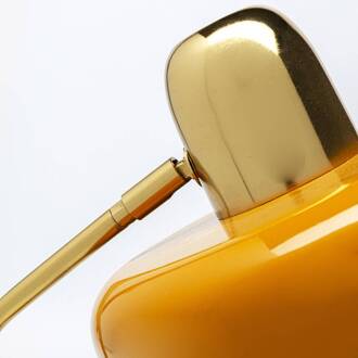 Kare Demi tafellamp, geel, staal, hoogte 56 cm