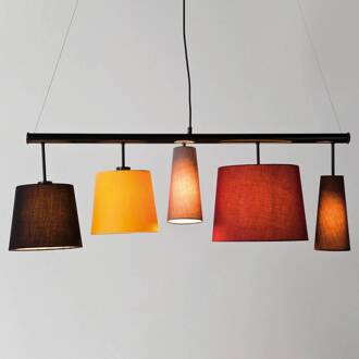 Kare Design Verstelbare Hanglamp Parecchi Colore 5-Lichts B100 Cm - Multicolor