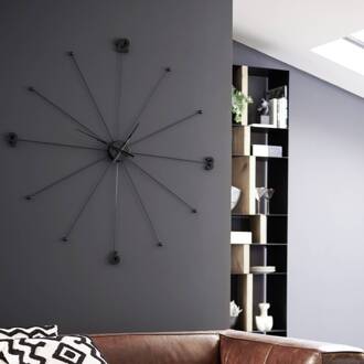 Kare Design Wandklok Umbrella Zwart