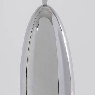 Kare Frozen hanglamp 1-lamp chroom Ø 17cm chroom, helder