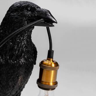 Kare KAREN Animal Crow tafellamp in de vorm van een kraai zwart