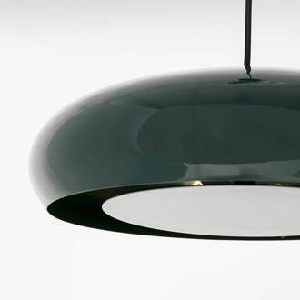 Kare Lia hanglamp, blauw, geëmailleerd staal, 38 cm