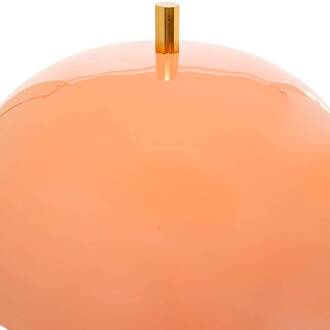 Kare Lia tafellamp, roze, staal/marmer, hoogte 50 cm roze, wit