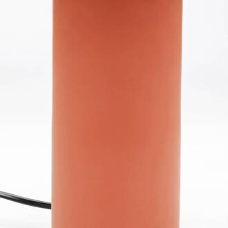 Kare Maya tafellamp, rood, staal, hoogte 39 cm