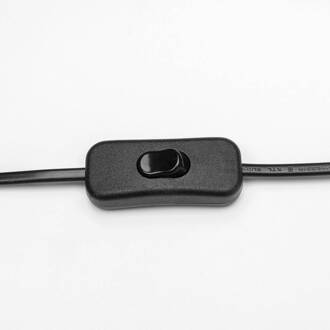 Kare tafellamp Dancing Cows, zwart textiel, goudkleurig hars zwart, goud