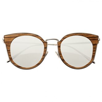 Karekare Gepolariseerde Zonnebril - maat Zilver