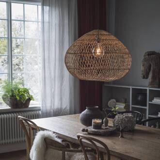 Karen hanglamp rotan kap Ø 50 cm licht hout