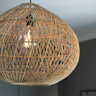 Karen hanglamp rotan kap Ø 90 cm licht hout