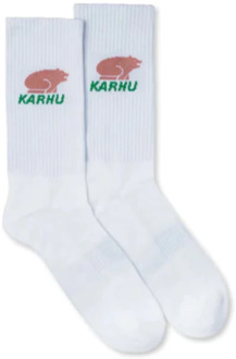 Karhu Klassieke Logo Sokken Wit Lilas Karhu , White , Unisex - M/L,L/Xl