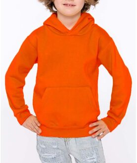 Kariban Oranje sweater/trui hoodie voor meisjes