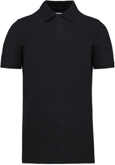 Kariban Piqué Polo Senior zwart
