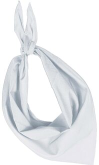 Kariban Team kleur wit zakdoeken/bandanas voor volwassenen