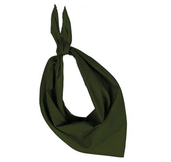 Kariban Zakdoek bandana olijf groen