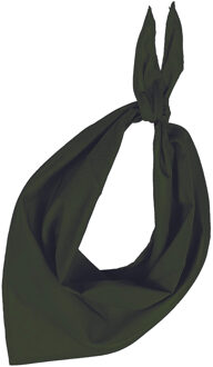 Kariban Zakdoek bandana olijf groen