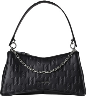 Karl Lagerfeld Baguette reliëf tas Karl Lagerfeld , Black , Dames - ONE Size