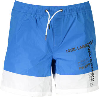 Karl Lagerfeld Beachwear Zwembroek Lichtblauw M Heren