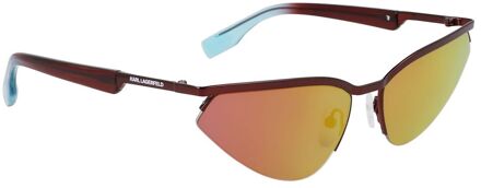 Karl Lagerfeld Blauwe Metalen Zonnebril - One Size