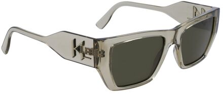 Karl Lagerfeld Bruine Geïnjecteerde Zonnebril - One Size