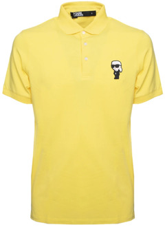 Karl Lagerfeld Gele Tokidoki Polo T-Shirt Karl Lagerfeld , Yellow , Heren - 2Xl,Xl,M,S