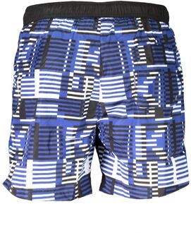 Karl Lagerfeld Geometrische Print Zwembaden Blauw